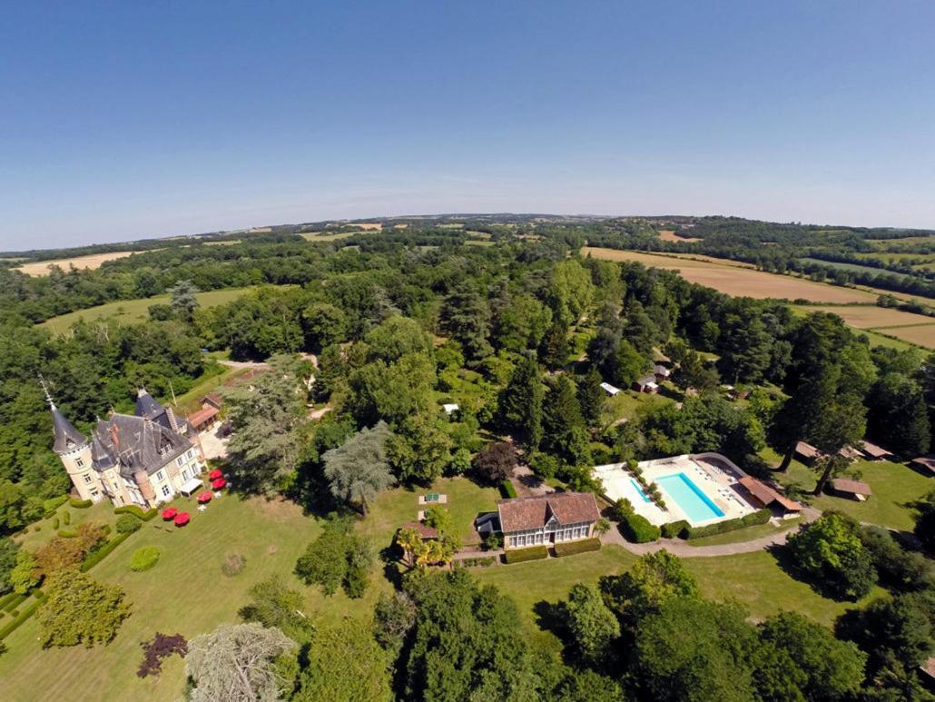 Camping Et Hotel Chateau Du Haget Montesquiou ภายนอก รูปภาพ